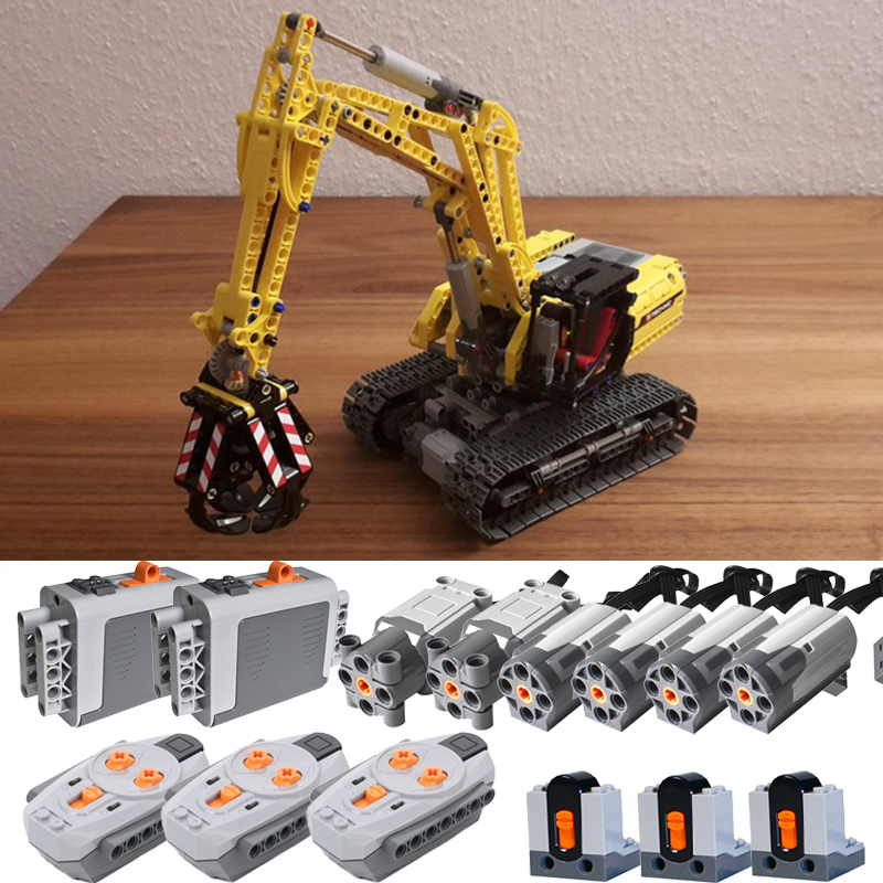 Renewable Energy Lego - Ekskavator Teknis Baru Versi RC Penuh