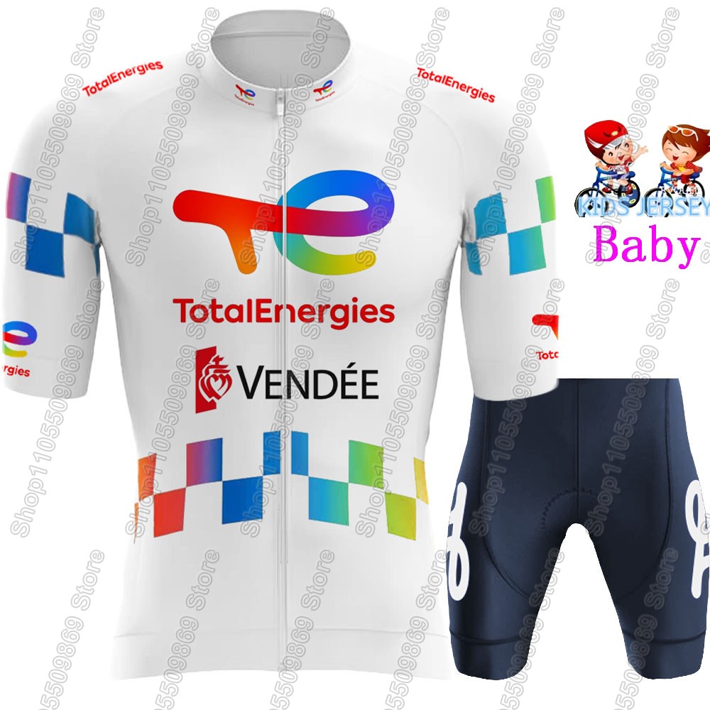 Set Jersey Bersepeda Total Ene - Renewable Energy Kids ulasan dan harga